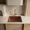 Pure.Sink Luxion Copper sink 36x40 cm undermount, flush mount, and surface mount PLX3640-62
